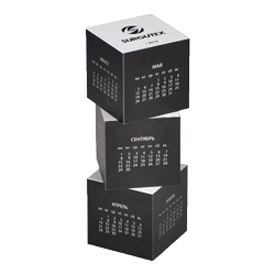 Magnetic Cube Calendar 3pcs Set