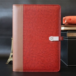 Notebook Leather Red PNU001