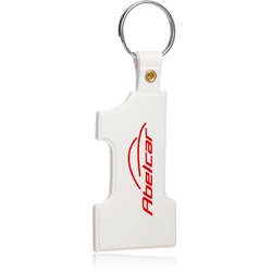 Number One Soft Keychain