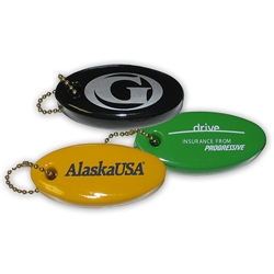 Oval Floating Keychain